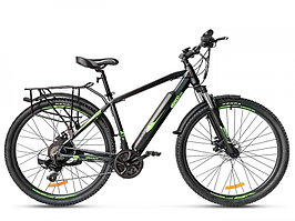 Электровелосипед Green City Ultra Trend Up черно-зеленый
