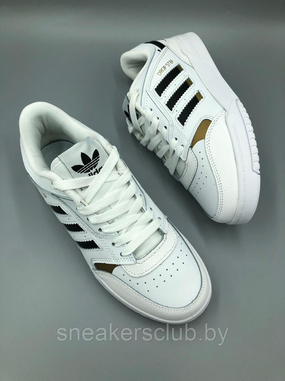 Кроссовки белые Adidas Drop Step женские/подростковые/ демисезонные/ повседневные