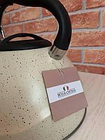 Чайник со свистком 3л (бежевый) BELLA CUCINA BC-1012, фото 4