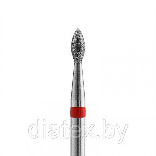 Кристалл, Алмазная фреза (почка), D2,3, L050, мягкая, 856.104.254.050.023