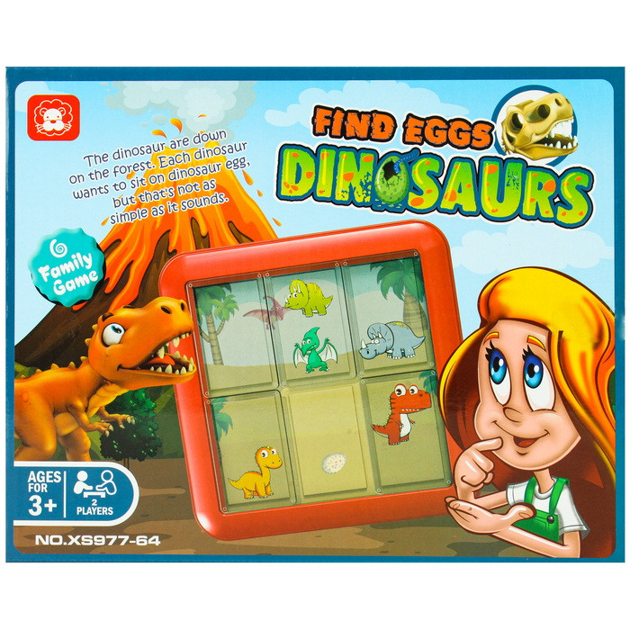 Игра "Find eggs dinosaurs"