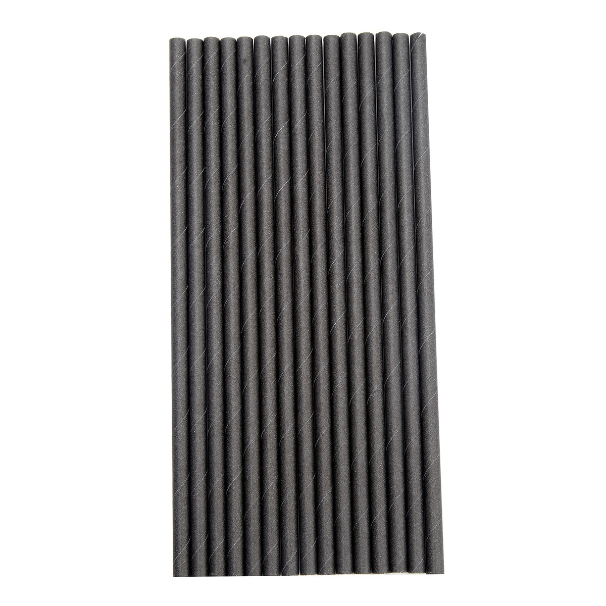 Трубочки бумажные коктейльные 0,6*20 см, черные,(1упаковка= 250 шт), P.L. - фото 1 - id-p183473920
