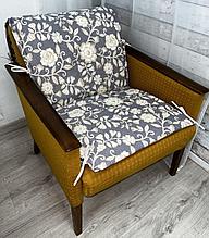 Подушка для садовой мебели "Лира" ( матрасик, сиденье,чехол,накидка)