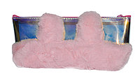 Пенал-косметичка Мягкие ушки, цвет: розовый