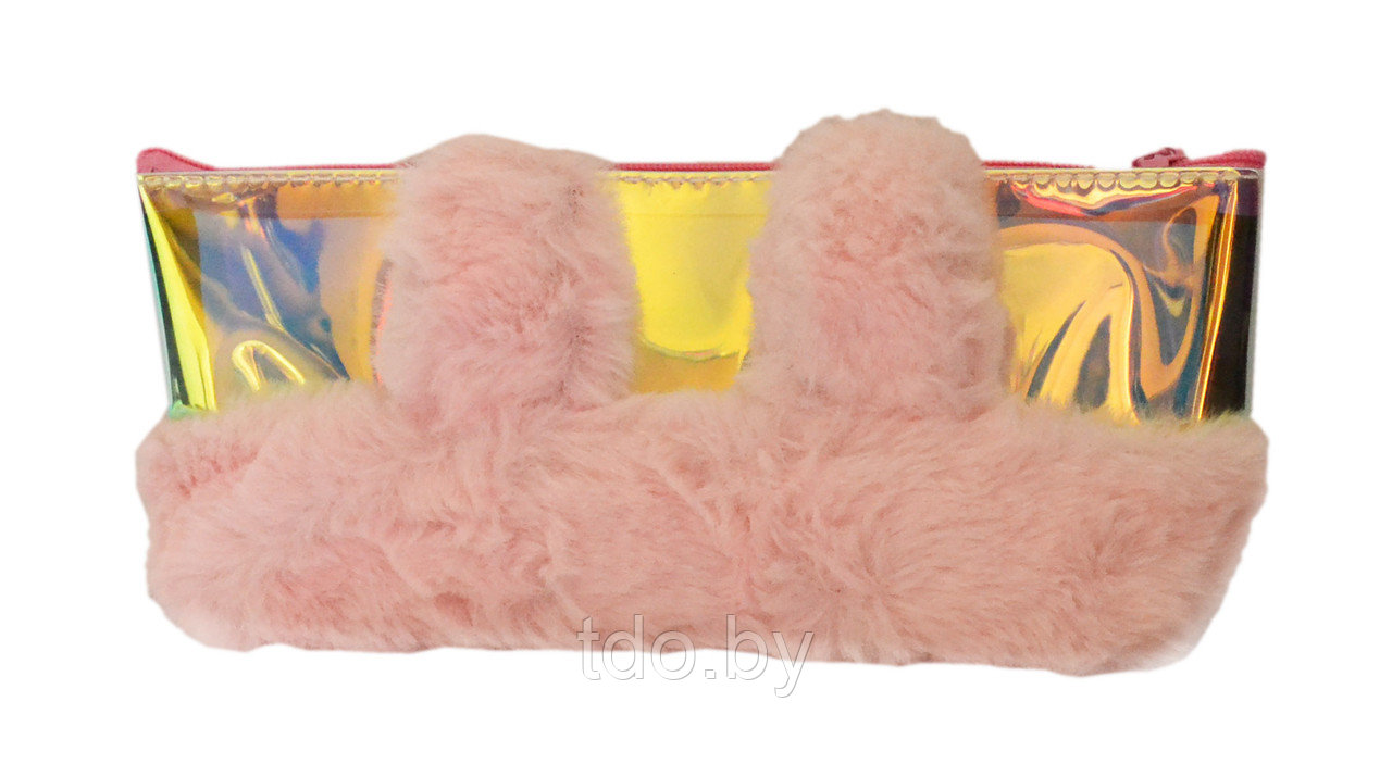 Пенал-косметичка Мягкие ушки, цвет: розовый - фото 2 - id-p183488635