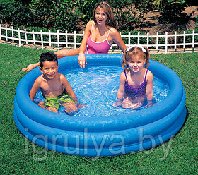 Детский надувной бассейн "Кристалл" Intex 58426NP 147х33 см