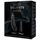 Набор стимуляторов Silver Delights Womanizer Premium + We-Vibe Tango, серебристый, фото 6
