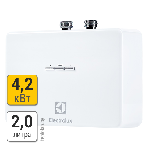 Electrolux NPX4 Aquatronic Digital 2.0 водонагреватель проточный, 4,2 кВт - фото 1 - id-p183497276