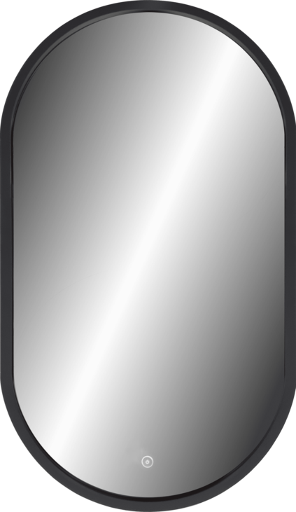 Зеркало Prime Black LED 450*800 - фото 4 - id-p183497497