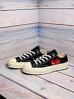 Кеды Converse X Comme des Garcons Play чёрные 37