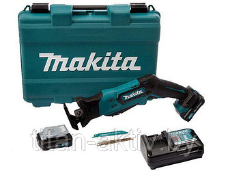 Аккум. сабельная пила MAKITA JR 105 DWAE в чем. (10.8 В, 2 акк., 2.0 А/ч, Li-Ion, дерево до 50 мм, м