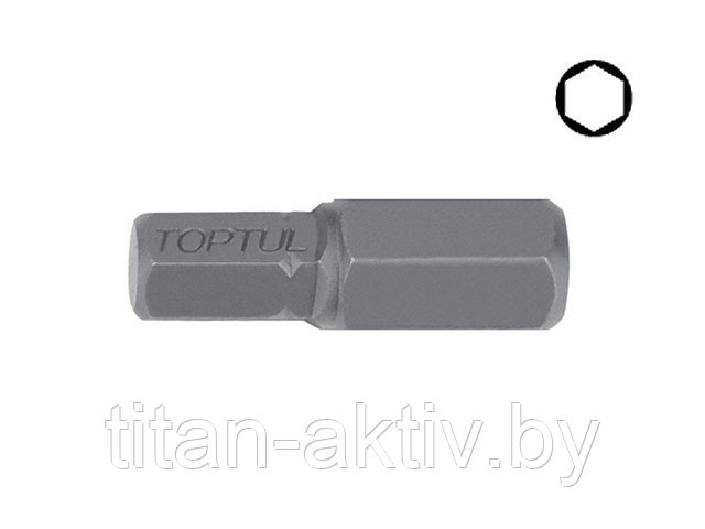 Насадка шестигранник  7мм 5/16" TOPTUL