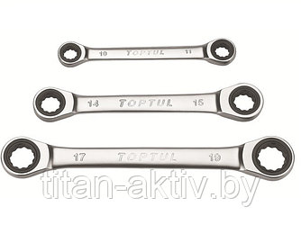 Ключ накидной 12х13мм с трещотками TOPTUL (AEAR1213)