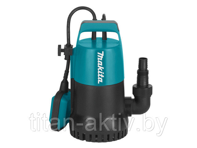 Насос дренажный для чистой воды MAKITA PF 0300 (300 Вт, 8400 л/ч, до 5 м, пластм. корпус) - фото 1 - id-p183501280