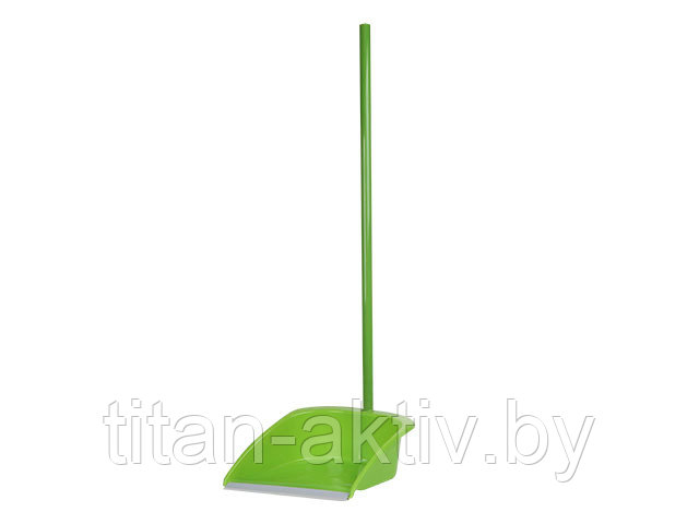 Совок с высокой ручкой Solid (Солид), зеленый, PERFECTO LINEA (ЛЕНИВКА) - фото 1 - id-p178853354