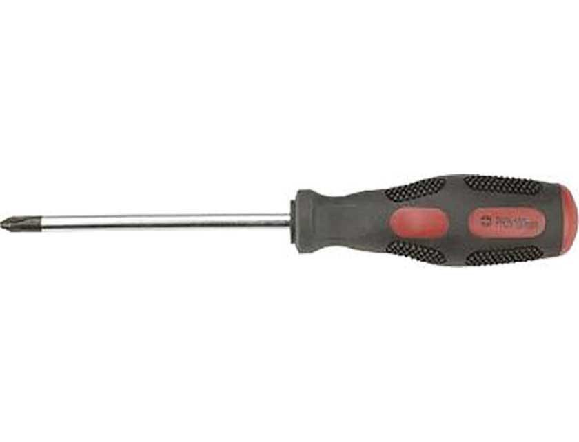 Отвертка крестовая PH2 100мм магнитн., резин.ручка Top Tools - фото 1 - id-p183519956