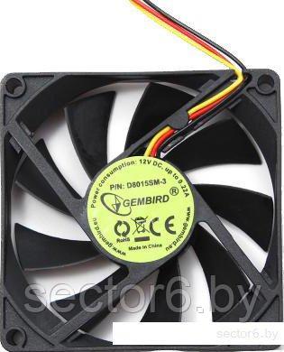 Вентилятор для корпуса Gembird D8015SM-3 (80 мм)