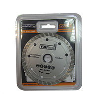 Алмазный диск YOURTOOLS 115х22 мм турбо