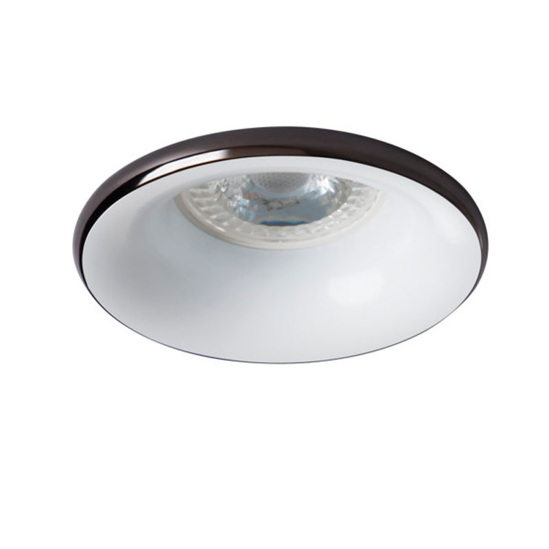 Кольцо декоративное для точечного светильника Kanlux ELNIS S A/W круг, антрацит/белый 27802 - фото 1 - id-p183529129