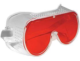 Очки защитные с прямой вентиляцией красные Дельта (арт. 20300)
