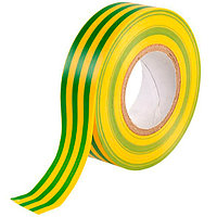 Лента изоляционная ПВХ 0,19х19 мм желто-зеленая 20 м