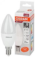 Лампа светодиодная В60 7Вт Е14 4000К 4058075578944 LED Value OSRAM