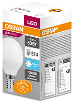 ЛАмпа светодиодная OSRAM P60 7Вт Е14 6500K 4058075479470