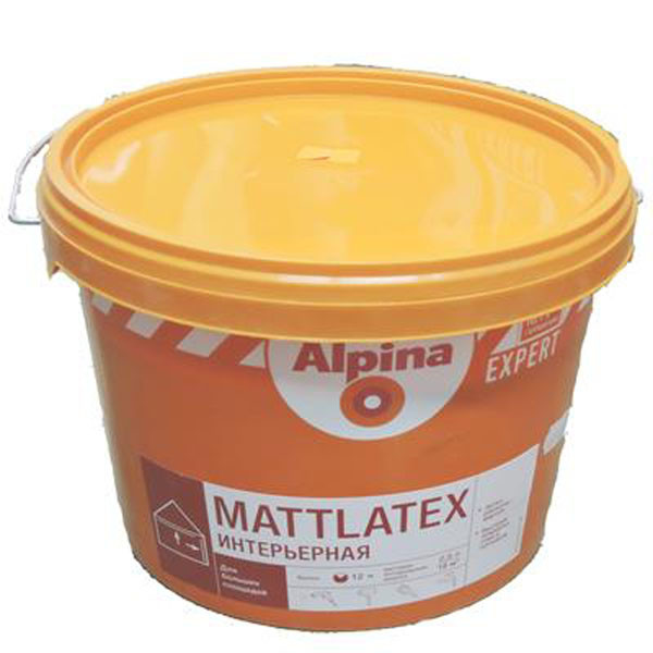 Краска ВД-АК Alpina EXPERT Mattlatex База 1 матовая 15л - фото 1 - id-p183528439