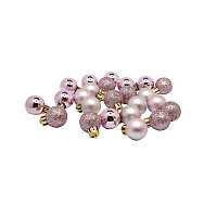 Набор шаров, 24 шт, 2,5 см, розовый, N4/2524ABY-706C