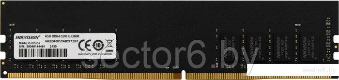 Оперативная память Hikvision 8ГБ DDR4 3200 МГц HKED4081CAB2F1ZB1/8G, фото 2