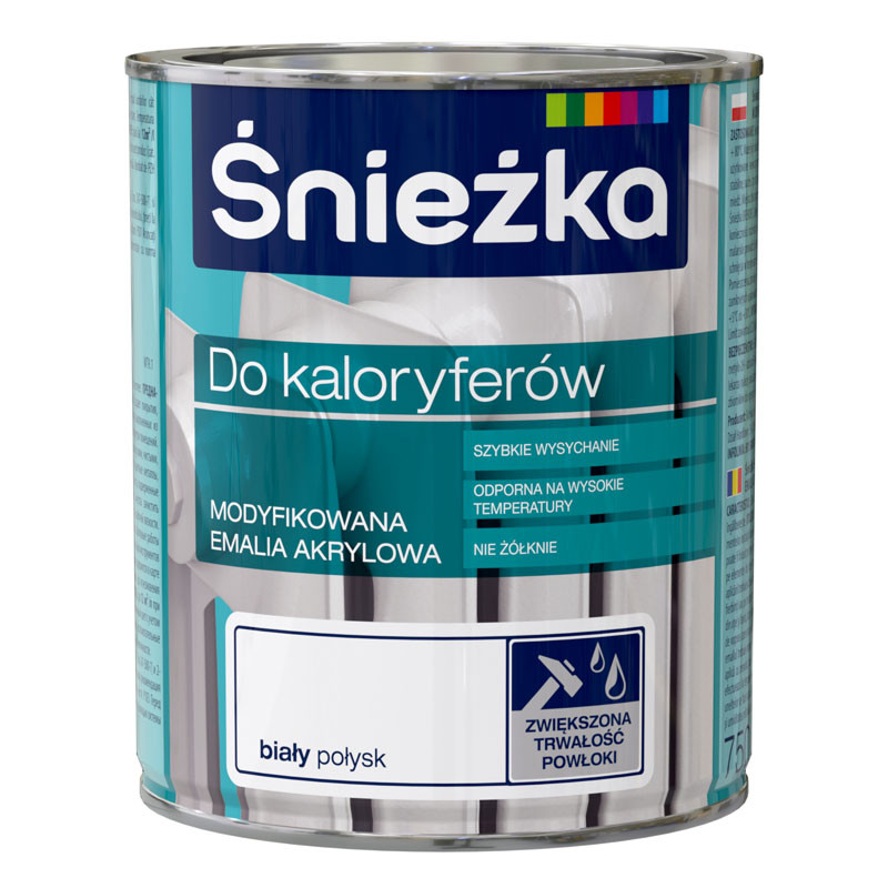 Краска Sniezka для радиаторов белая 0,75л - фото 1 - id-p183528510