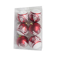 Набор шаров ёлочных Christmas Touch SYCB17-003 6 шт, 6 см