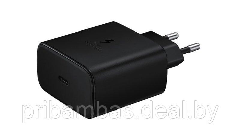 Зарядное устройство Samsung EP-TA845, EP-TA845XBEGRU черное USB-C 45w для телефонов и планшетов Sam - фото 1 - id-p183538269