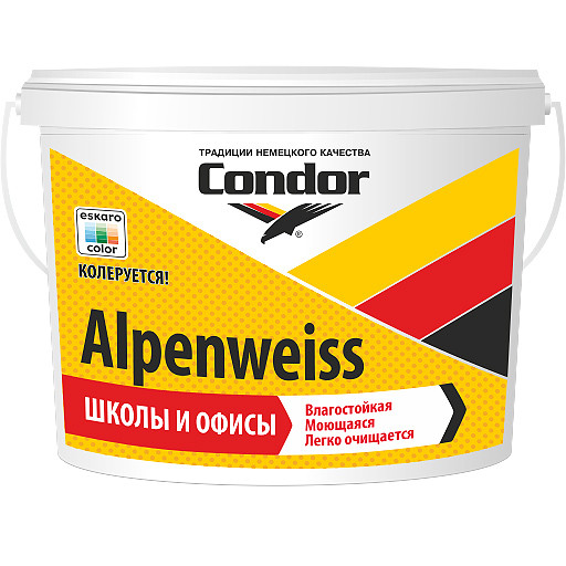 Краска CONDOR Alpenweiss TR (3кг) - фото 1 - id-p183528550