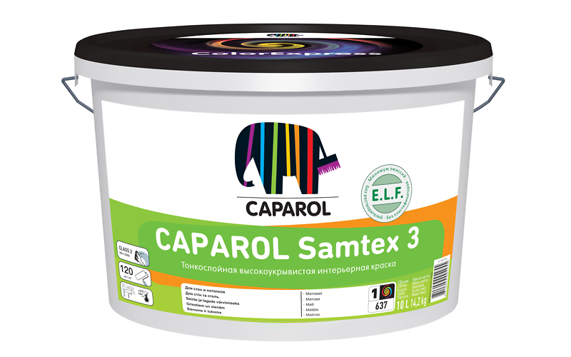 Краска Caparol Samtex 3 База 3 9,4л/14,2 кг - фото 1 - id-p183528551