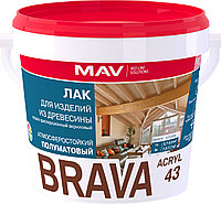 Лак ВД-АК-1043 BRAVA полуматовый 1л