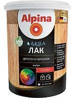 Лак акриловый для стен и потолков Alpina Аква глянцевый 2,5л