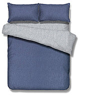 Комплект постельного белья Domoletti Синий минимализм, 160x200 50х70, RC1