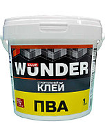 Клей ПВА строительный WUNDER, 1 кг