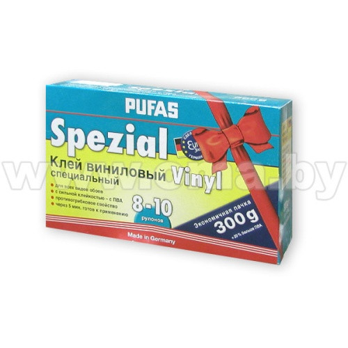Клей для обоев PUFAS EURO 3000 Специальный виниловый 300г - фото 1 - id-p183530208