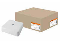 Коробка распаячная КР 100х100х29 ОП белая IP40 SQ1401-0207 TDM