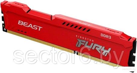 Оперативная память Kingston FURY Beast 4GB DDR3 PC3-12800 KF316C10BR/4, фото 2