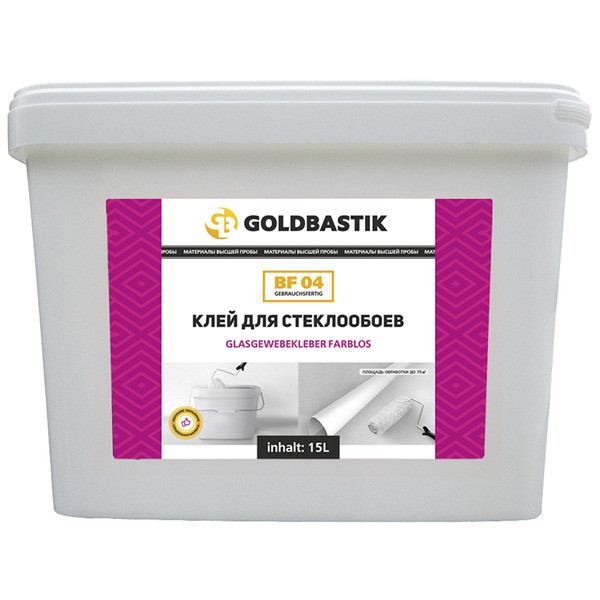 Клей для стеклообоев GOLDBASTIK BF04, 15л - фото 1 - id-p183530254