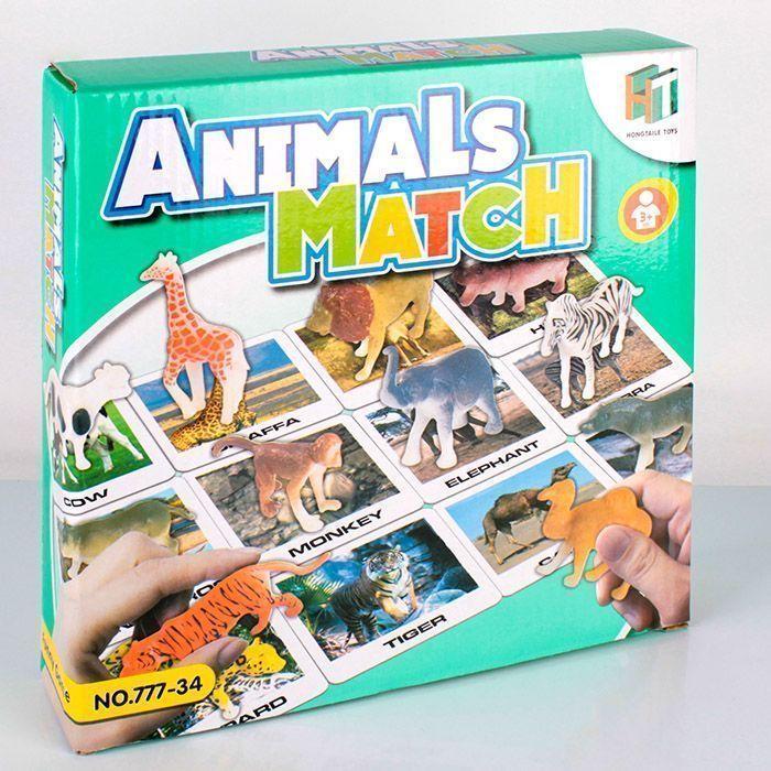 Настольная игра "Animals match" (Подбери животное) - фото 7 - id-p183540746