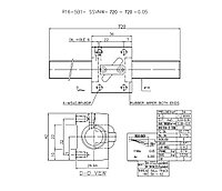 Шариковинтовая передача, R16-5B1-SSVNW-720-720-0.05, HIWIN