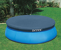 Тент-чехол Intex 28020 на надувной круглый бассейн 244 см, фото 1