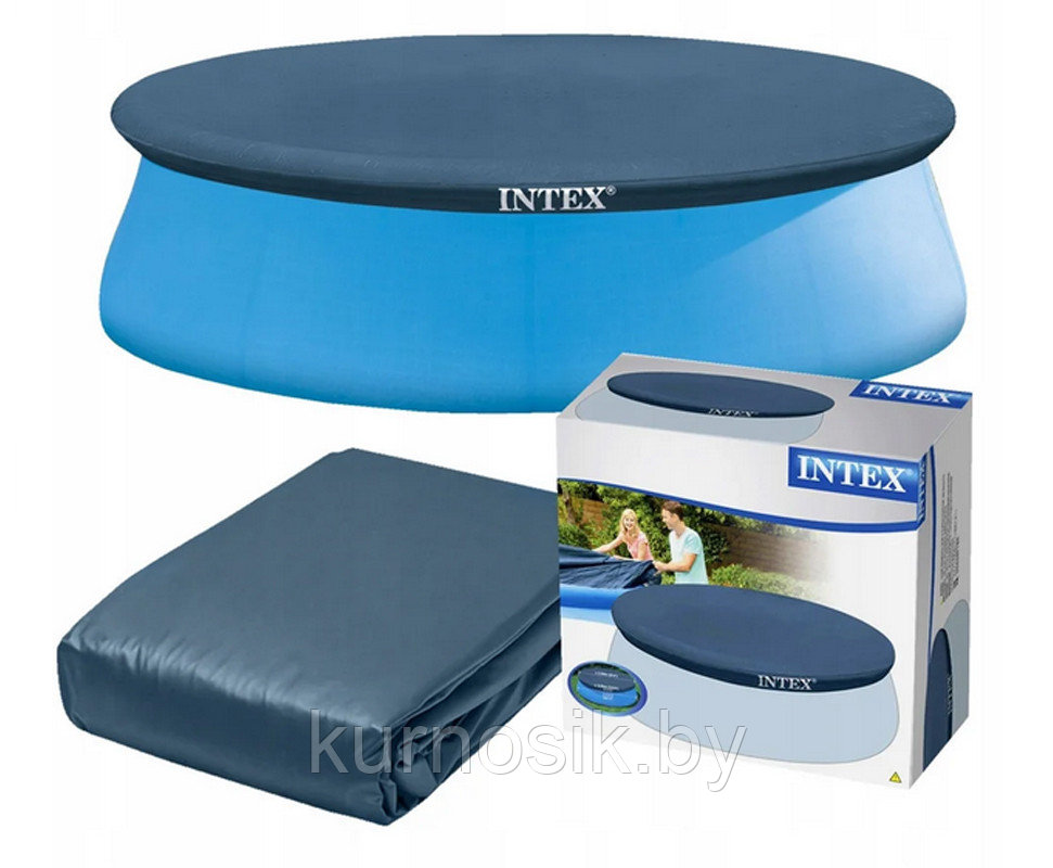 Тент-чехол Intex 28022 на надувной круглый бассейн 366 см - фото 1 - id-p44097864