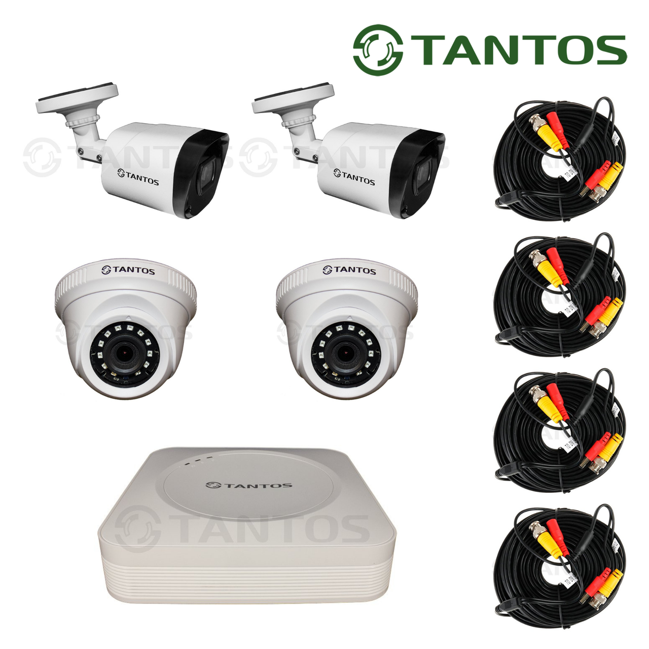 Комплект видеонаблюдения "Tantos Страж-4"