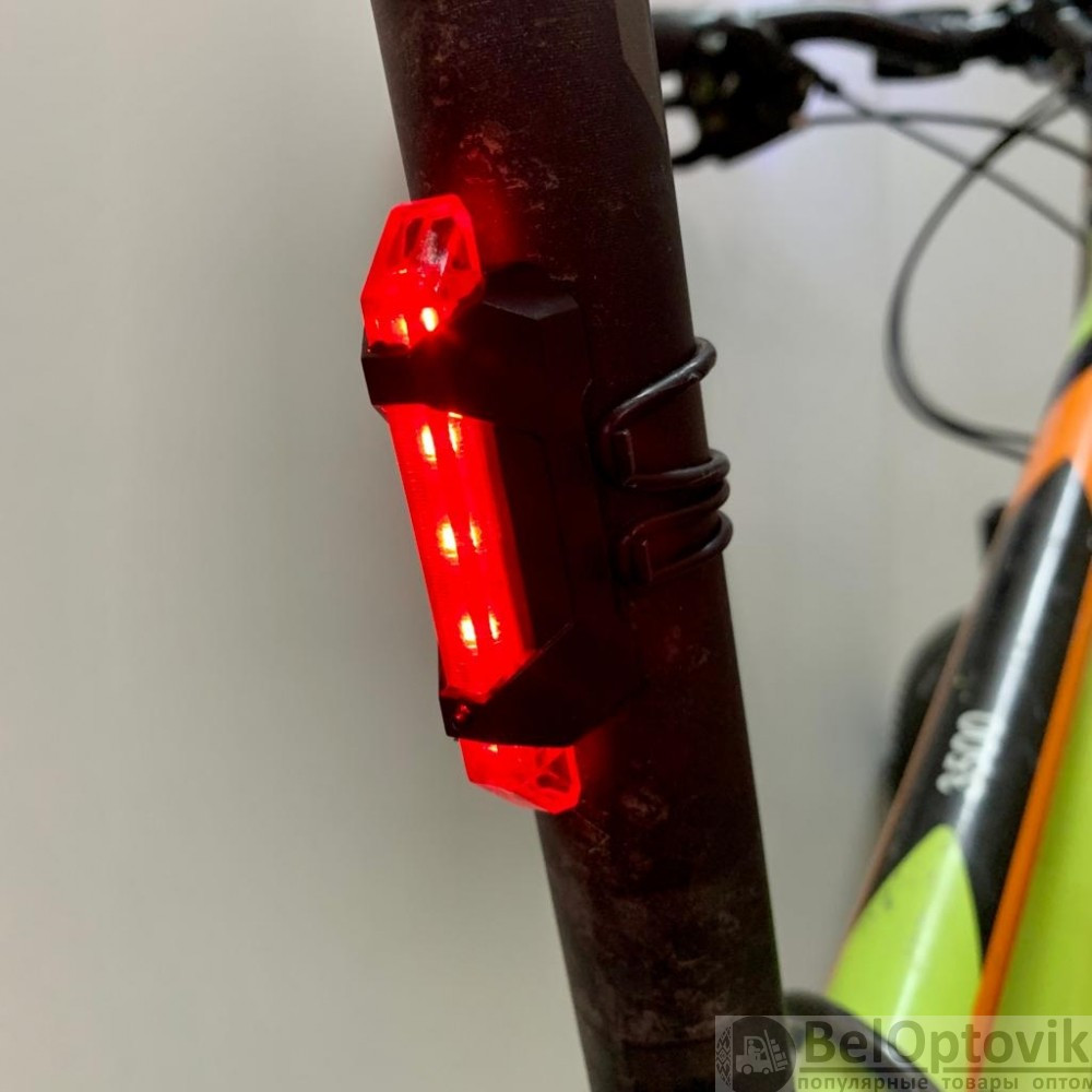 Фонарь велосипедный Bicycle lights set (передний 3 режима работы) и задний (2 режима работы) - фото 9 - id-p181149638