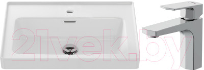 Умывальник Cersanit Crea 60 / P-UM-CRE60/1 + 63055